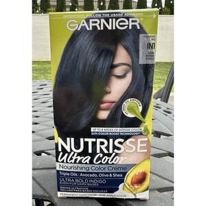 Garnier Nutrisse Ultra Color IN1 MIDNIGHT IRIS‎ Dark Intense Indigo Hair Color